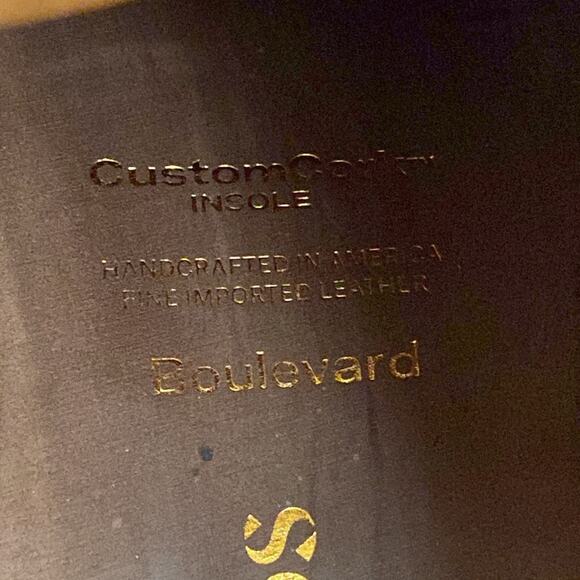 Allen Edmonds Boulevard Chestnut Cap Toe Derby Dress Shoe Size 11 - Picture 6 of 10